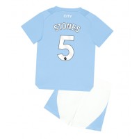 Manchester City John Stones #5 Replica Home Minikit 2023-24 Short Sleeve (+ pants)